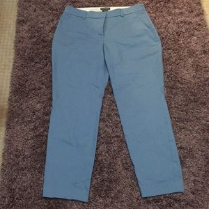 Express Columnist Light Blue Ankle Pant